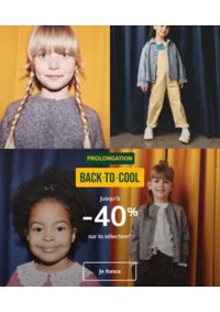 Prospectus VERTBAUDET Saint Germain En Laye : PROLONGATION jusqu'à -40% sur la sélection Back to cool