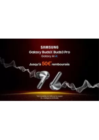Prospectus Boutique Orange BOURGES : Galaxy Buds3 | Buds3 Pro Jusqu'à 50€ remboursés