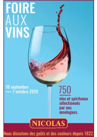 Prospectus NICOLAS AMIENS II : Foire aux vins