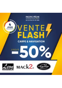 Prospectus Pacific Pêche CLERMONT-FERRAND - AUBIÈRE : Vente Flash