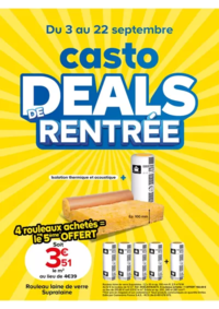 Prospectus Castorama DIJON - MARSANNAY-LA-COTE : Deals de rentrée