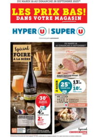 Prospectus Super U WITTELSHEIM : Choucroute / foire à la bière