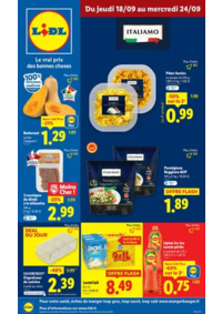 Prospectus Lidl SAINT AMAND LES EAUX : Chez Lidl, découvrez une sélection de produits qui vous transporte au cœur de l'Italie !