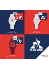 Prospectus Trésor Bijoux CORMONTREUIL : Le Coq Sportif