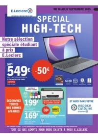 Prospectus Espace culturel E.Leclerc GRANVILLE : SPECIAL HIGH-TECH