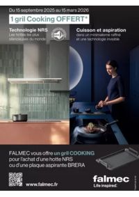 Prospectus BeDigital Paris 176/178 Rue Montmartre : FALMEC CUISSON ASPIRATION