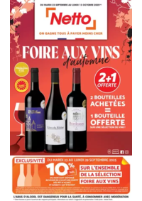 Prospectus Netto Mennecy : FOIRE AUX VINS