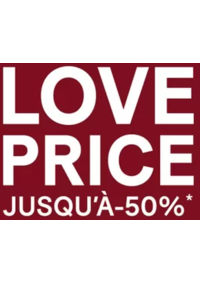 Prospectus Etam Lingerie SAINTES : LOVE PRICE Jusqu'à -50%