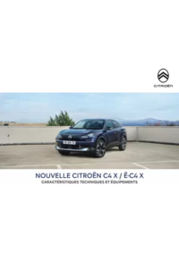 Prospectus Citroen : Citroën Nouvelle C4 X Caractéristiques