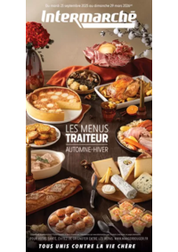 Prospectus Intermarché Super Othis : CATALOGUE TRAITEUR AUTOMNE HIVER