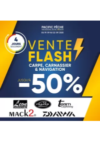 Prospectus Pacific Pêche BRIVE-LA-GAILLARDE : CARPE, CARNASSIER & NAVIGATION