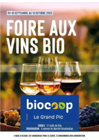 Prospectus Biocoop LAVAL : Foire aux vins bio