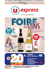 Prospectus U Express BREHAN : Foire aux Vins d'Automne