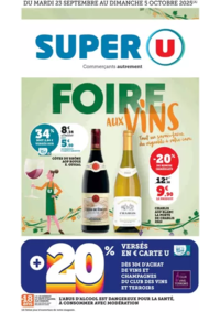 Prospectus Super U AIMARGUES : Foire aux Vins d'Automne