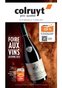 Prospectus Colruyt PORT-SUR-SAONE : FOIRE AUX VINS AUTOMNE 2025