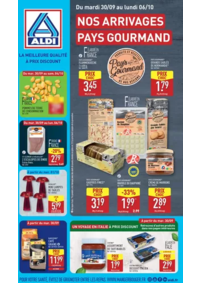 Prospectus Aldi Chauny : Nos arrivages pays gourmand