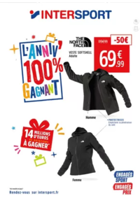 Prospectus Intersport TULLE : L'annuv' 100% gagnant