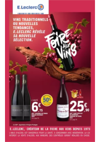 Prospectus E.Leclerc PARTHENAY : FOIRE AUX VINS - MIXTE