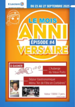 Prospectus E.Leclerc : Anniversaire 4