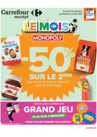 Prospectus Carrefour Market VILLENEUVE D'ASCQ : LE MOIS MONOPOLY