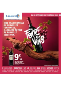 Prospectus E.Leclerc MUILLE VILLETTE : FOIRE AUX VINS - MIXTE