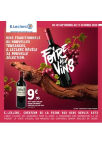 Prospectus E.Leclerc MARTIN EGLISE : FOIRE AUX VINS - MIXTE