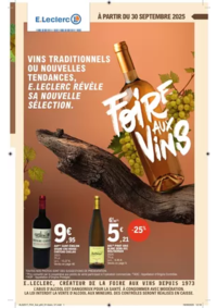 Prospectus E.Leclerc RAON L'ETAPE : FOIRE AUX VINS - MIXTE