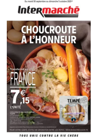 Prospectus Intermarché Hyper LE PEAGE DE ROUSSILLON : S40 - R5 - CHOUCROUTE