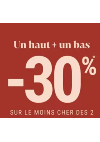 Prospectus Bréal Lure : 1 haut + 1 bas = -30%* sur le moins cher des 2 femme