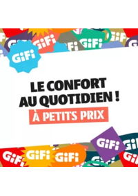 Prospectus Gifi ESTANCARBON : Les indispensables pour privilégier le confort au quotidien