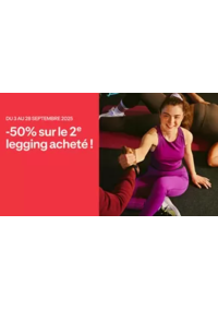 Prospectus DECATHLON Bourgoin Jallieu : 1 legging acheté le 2ème à -50%