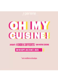 Prospectus Perene Barentin : Oh my cuisine !