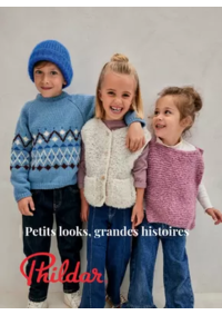 Prospectus Phildar distributeur Vabre : Petits looks, grandes histoires