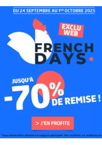 Prospectus Jardiland BONNEUIL SUR MARNE : French days