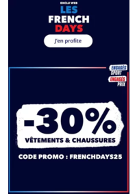 Prospectus Intersport ALES : Les French Days, -30% avec le code FRENCHDAY25