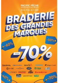 Prospectus Pacific Pêche ROUEN - TOURVILLE-LA-RIVIÈRE : LA BRADERIE des GRANDES MARQUES est lancée !