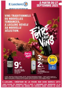 Prospectus E.Leclerc LA COLLE SUR LOUP : FOIRE AUX VINS - MIXTE