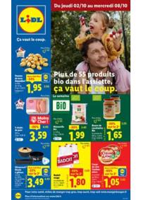 Prospectus Lidl BOUSSY SAINT ANTOINE : Plongez dans l'univers gourmand de Lidl avec la gamme bio