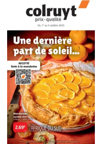 Prospectus Colruyt FAYL-BILLOT : Une dernière part de soleil