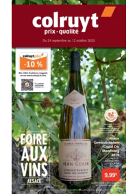 Prospectus Colruyt SAINT-AME : FOIRE AUX VINS ALSACE