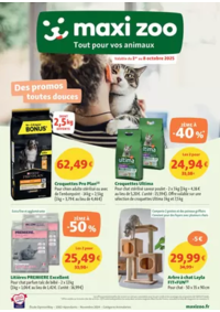 Prospectus Maxi zoo Hénin Beaumont : Maxi Zoo, des promos toutes douces