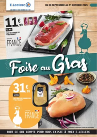Prospectus E.Leclerc ROMORANTIN : FOIRE AU GRAS