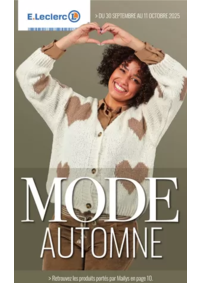 Prospectus E.Leclerc ST JEAN D'ANGELY : TEXTILE PROMOS MONSTRES 1