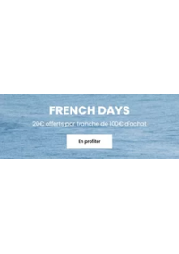 Prospectus Roxy Paris Evry 2 : French days 20€ offerts par tranche de 100€ d'achat