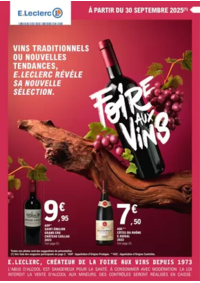 Prospectus E.Leclerc ST PAUL LES ROMANS : FOIRE AUX VINS - MIXTE
