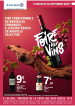 Prospectus E.Leclerc : FOIRE AUX VINS - MIXTE