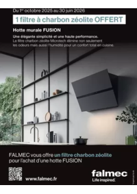 Prospectus Copra CERCY LA TOUR : Falcon vous offre 1 filtre à charbon zéolite