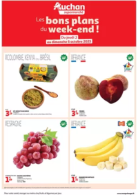 Prospectus Auchan Supermarché Beaumont 2 : Les bons plans du week-end dans votre super !