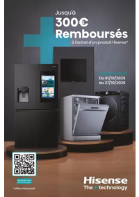 Prospectus MDA NARBONNE : Hisense Jusqu'à 300€ remboursés