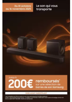 Prospectus BeDigital : SAMSUNG BARRE DE SON
